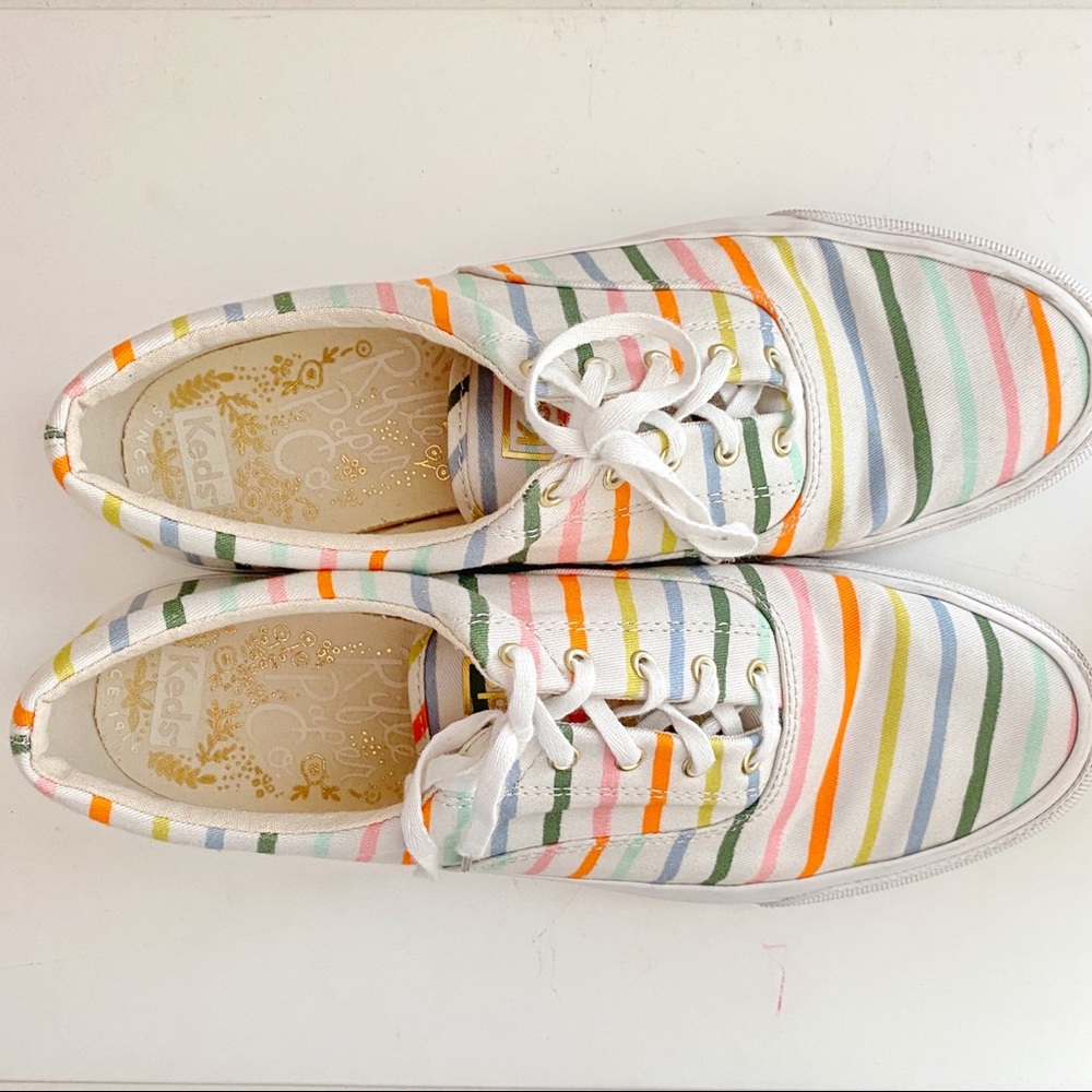 Rifle Paper Co x Keds Happy Stripe Sneakers 11
